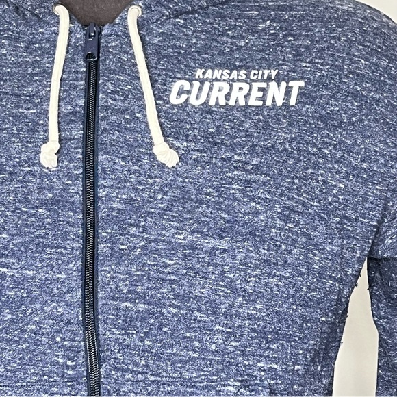 Nike Women's Sportswear Gym Vintage Full Zip Hoodie KC Current Soccer NWSL Large - Picture 2 of 11